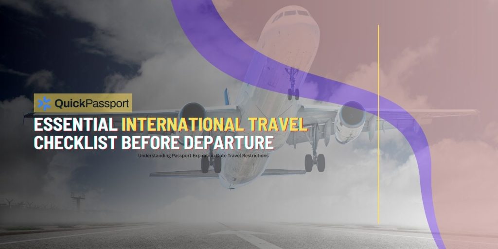 international travel checklist